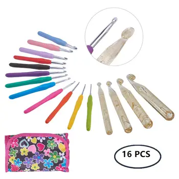 

1 Set DIY Knitting Crochet Tool Sets Aluminum Crochet Hooks Knitting Accessories