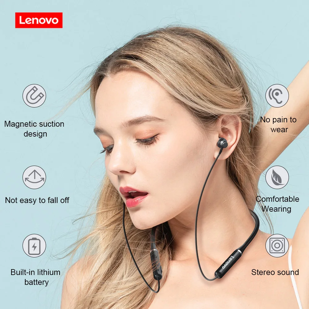 Lenovo HE05 Pro / Bluetooth наушники IPX5 водонепроницаемые беспроводные спортивные с