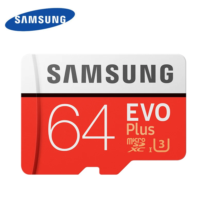 Карты памяти SAMSUNG 256GB карта Micro SD EVO объемом 64 плюс 100 МБ/с. 128GB MicroSD 512 ГБ TF для