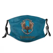 Одноразовая маска для лица Ravenclaw, цельная Пылезащитная маска против смога с фильтрами, защитная маска, респиратор, маска