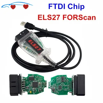 Новейший считыватель кодов OBD2 ELS27 FORScan работает для Ford/Mazfa/Lincoln/Mercury Green PCB FTDI Chip + PIC24HJ128GP лучше ELM327 Новейший считыватель кодов OBD2 ELS27 FORScan работает для Ford/Mazfa/Lincoln/Mercury Green PCB FTDI Chip + PIC24HJ128GP лучше ELM327