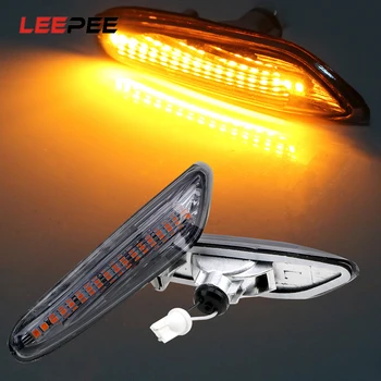 

LEEPEE Error Free Auto Lamp DC 12V Car Indicator Turn Signal Lights For BMW E90 E91 E92 E60 E87 E82 E61 LED Side Marker Light