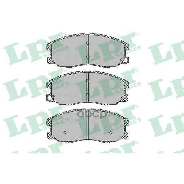 Колодки Тормозные Chevrolet Captiva/Opel Antara 2.0d/2.4/3.2 07- Передние Lpr 05p1322 Lpr арт. 05P1322