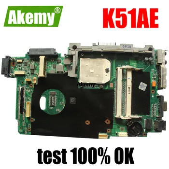 

K51AE Motherboard AMD For Asus K70AE X7AE K51AB K51AC K70AC Laptop motherboard K51AE Mainboard test 100% OK