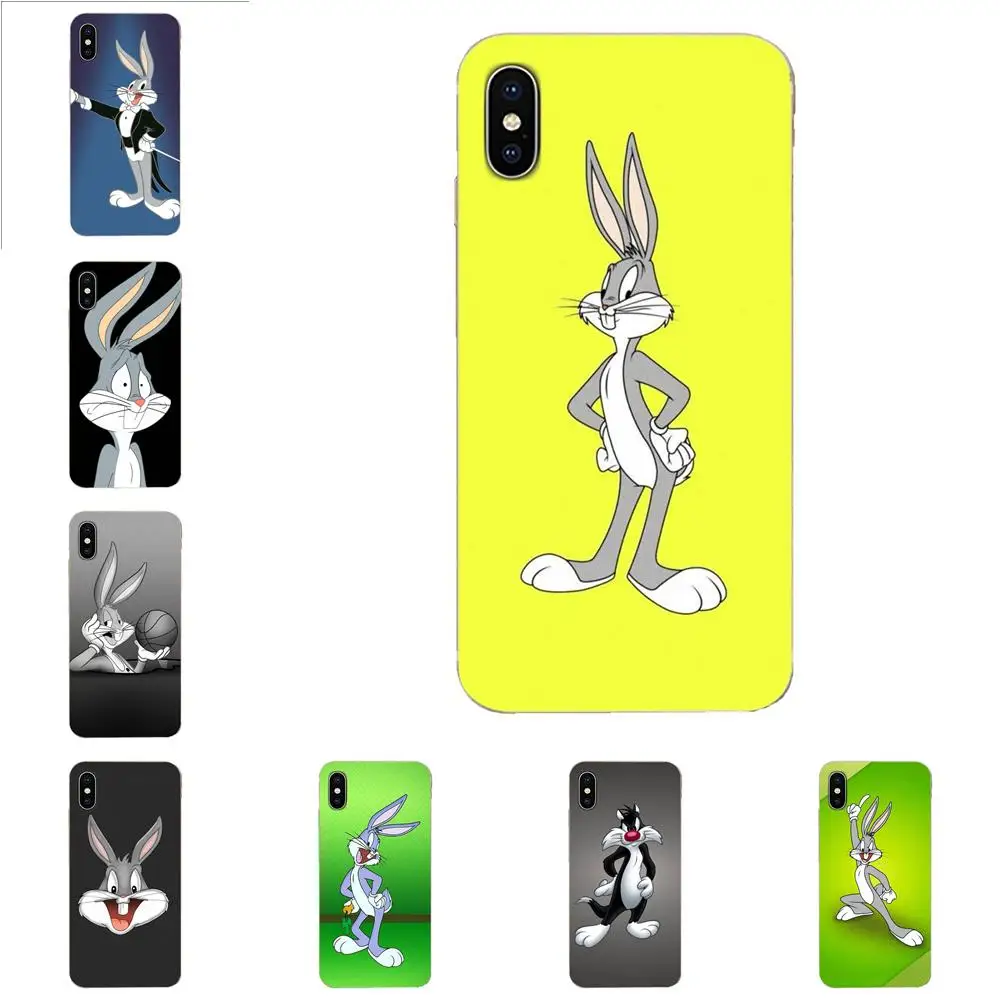Мягкий Стильный чехол Bugs Bunny Baby Looney Tunes для Sony Xperia Z Z1 Z2 Z3 Z4 Z5 compact Mini M2 M4 M5 T3 E3 E5 XA XA1 XZ
