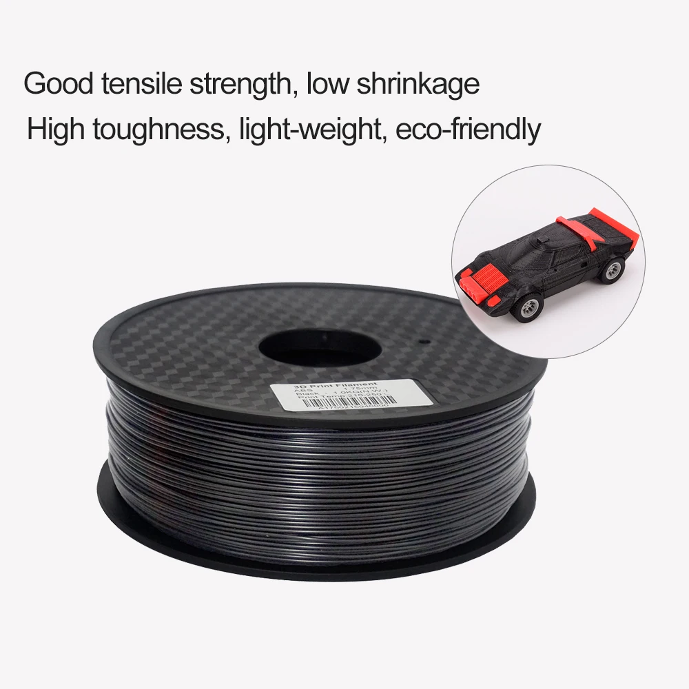 

PLA Filament 1.75MM Diameter 3D Printing Filaments for 3D Printer 1 KG 1 Spool No Warping No Bubbles Smooth And Delicate