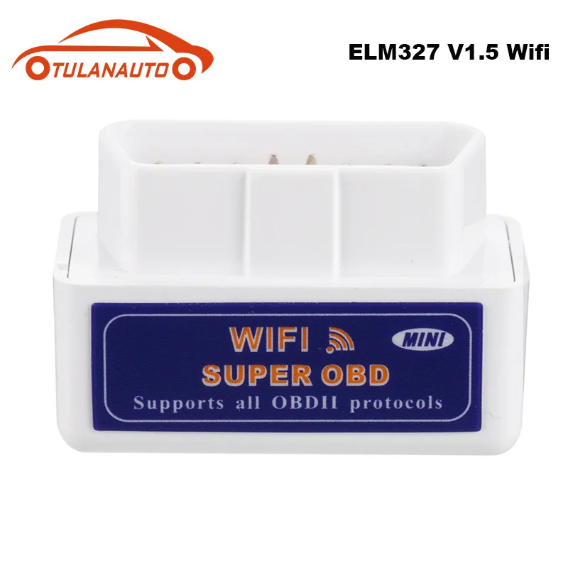 

TULANAUTO Car obd2 Scanner Mini ELM327 V1.5 Wifi Android Iphone OBDII Auto Scan Car Code Readers Diagnostic Tool