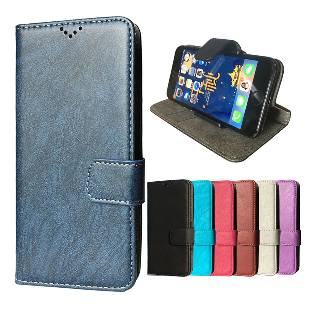 Classic Wallet Phone Case For Fairphone 3 For Geecoo Selfie 1 PU Leather Flip Rotating Bracket Cover for Fly Life Mega