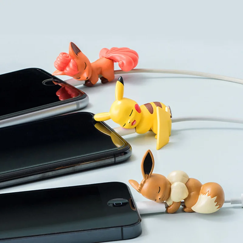 Милый мультяшный кабель-протектор для iPhone XS Max XR 8 7 Универсальный шнур Защитная крышка usb-кабель для подмотки