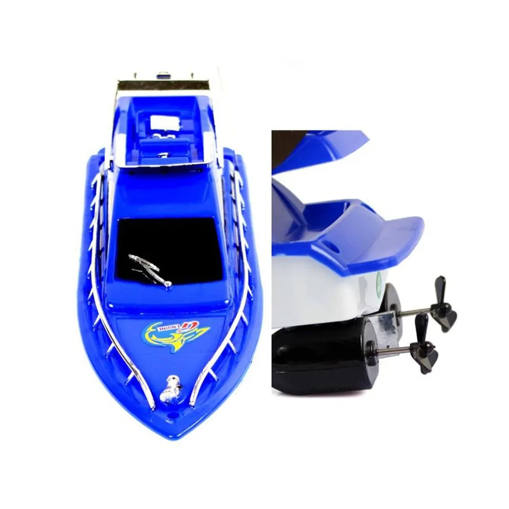RC Speedboat Super Mini Electric Remote Control High Speed Boat Ship 4-CH RC Boat Game Toys Birthday Gift Kid Children Toys Gift