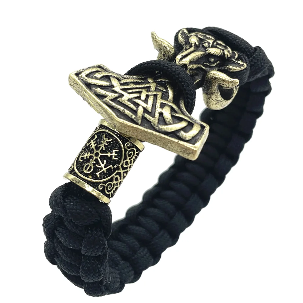 Celtic Knot Eagle Brass Braided Paracord Bracelet – GTHIC