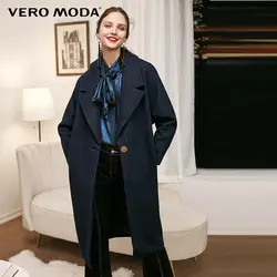 Vero Moda Женская куртка с отворотами и пуговицами с коротким рукавом из чистого меха | 318327509