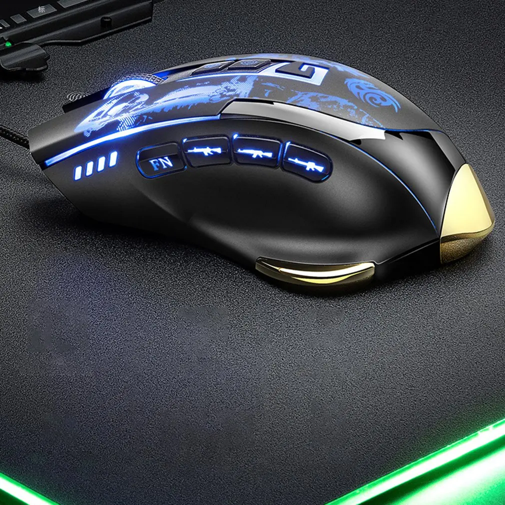 9D мышь игровая мышь Бесплатный привод Автоматический пистолет давления ...