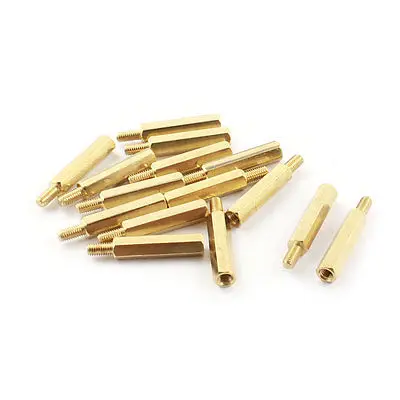 M3x6mm латунный столб со штыревыми соединителями 15 шт