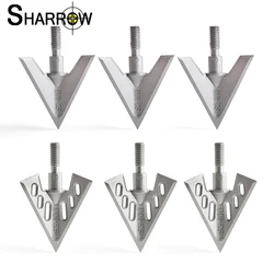 Punta de flecha de tiro con arco compuesto, arco recurvo y eje de flecha, equipo de tiro con arco, accesorios de tiro al aire libre, 6 piezas