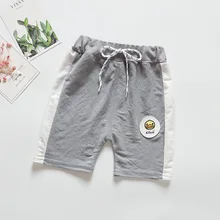 Base-детская одежда; Детские шорты для мужчин и женщин; повседневные брюки из хлопка и льна; модные детские шорты в Корейском стиле