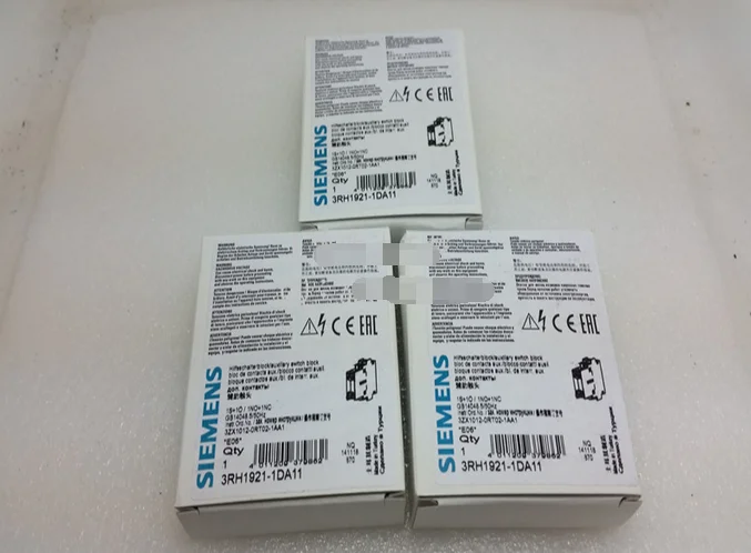 3RH1921-1DA11 3RH19 21-1DA11 1 шт. новые контакторы Siemens