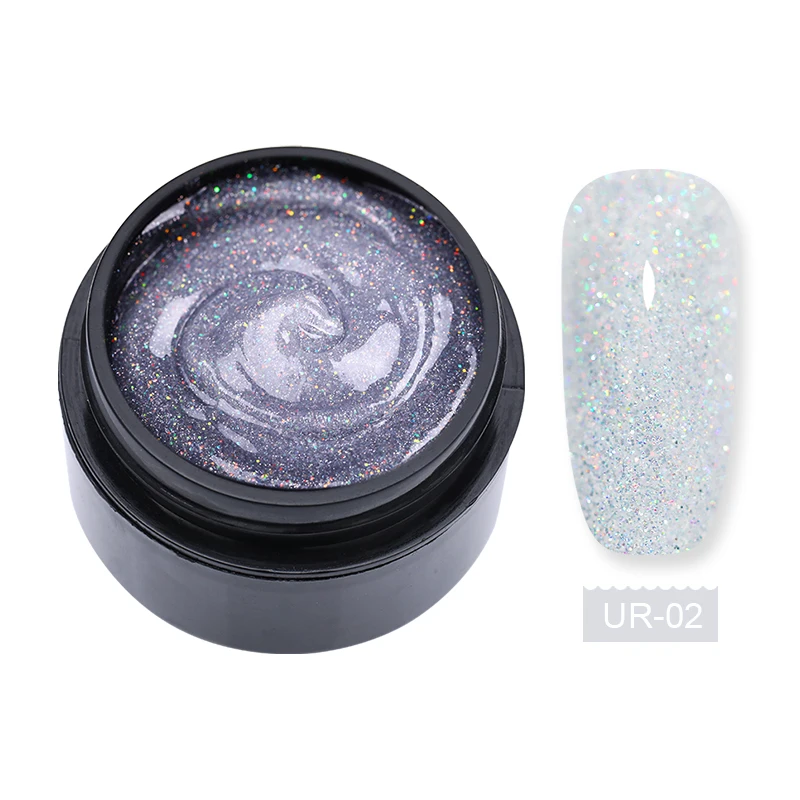 glitter2 UR SUGAR 15 мл сверкающий Удлинительный УФ-гель лак мерцающий блеск твердость ногтей Советы Инструменты строитель полиуф гель лак - Цвет: glitter2