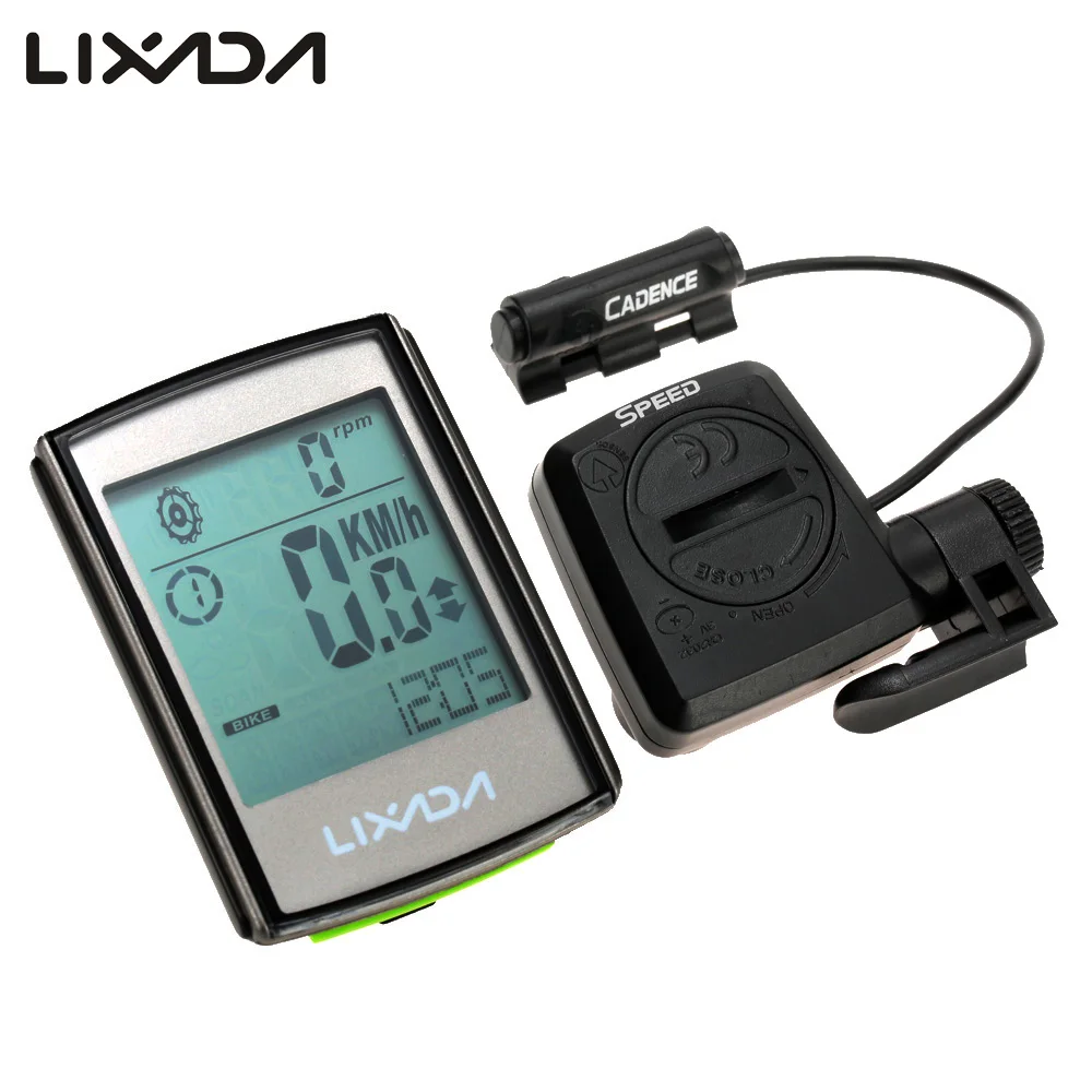 

Multifunctional Wireless LCD Bicycle Cycling Computer Speedometer,Cadence Heart Rate Monitor Chest Strap Water-resistant