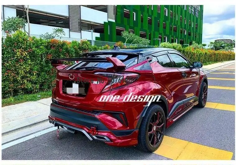 Для Toyota CHR C-HR спойлер- Высокое качество ABS Материал заднее крыло праймер цвет для Toyota C-HR заднее крыло спойлер