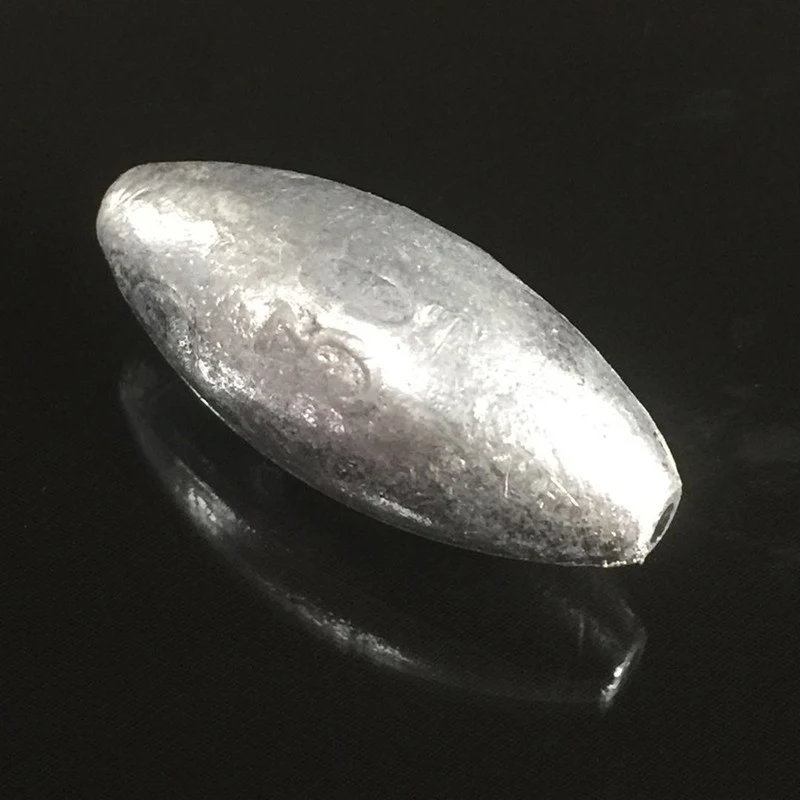 10 plombs de pêche olive 1g à 8g pour ligne de pêche - Poids plombés pour appâts