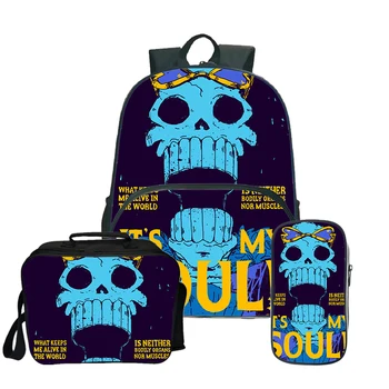 

Mochila Anime One Piece Backpacks School Bookbags Teenage Girls Boy Mochila Lunch Backpack Kids Travel Backpack with Pencil Case