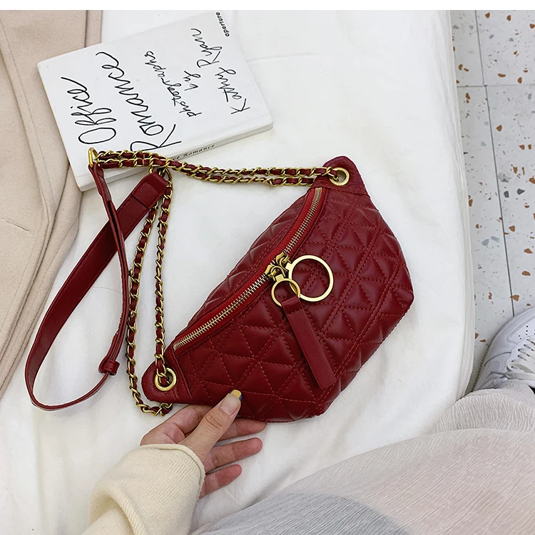 Маленькая женская сумка новая волна Корейская сумка-мессенджер Lingge на цепочке сумка на плечо модная нагрудная сумка louie vuiton