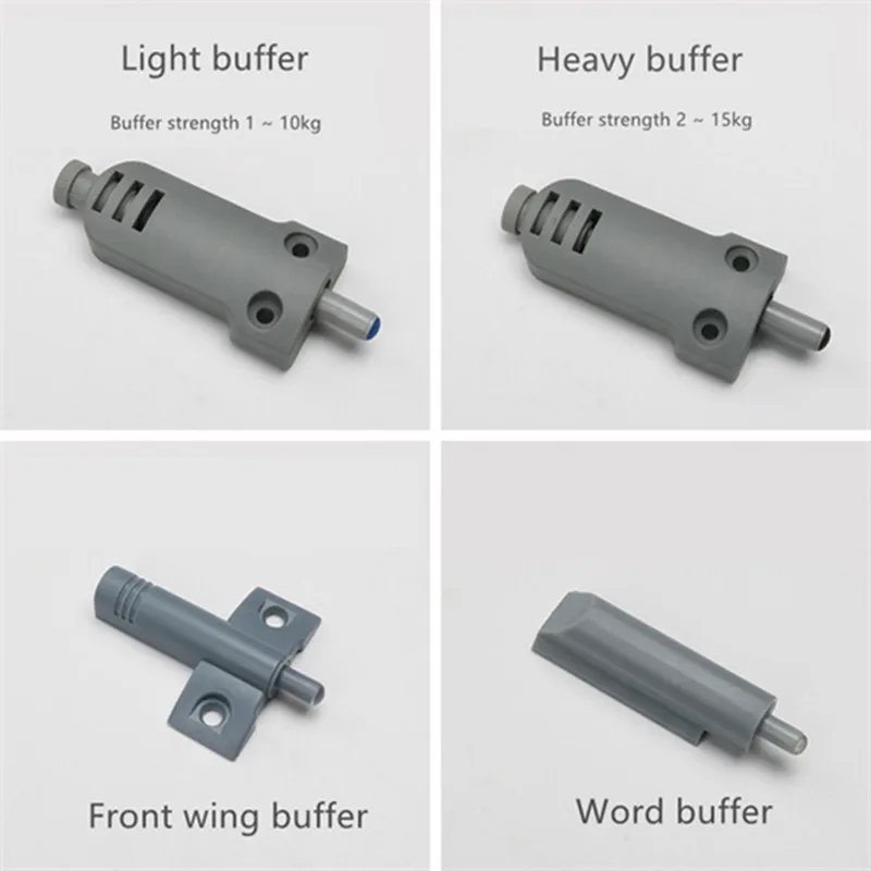 Wardrobe and cabinet damping ers anti-collision mute wooden door closing stopper positioning damped shock absorber hydraulic