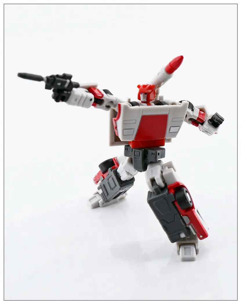

New MS-TOYS MS-B08 Robot Action Figure The Flame Patrol mini Red alert instock