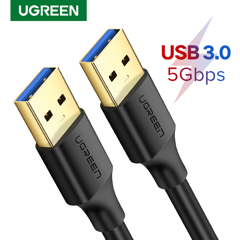 Ugreen USB to USB Extension Cable Type A Male to Male USB 3.0 2.0 Extender for Radiator Hard Disk Webcom USB 3.0 Cable Extension