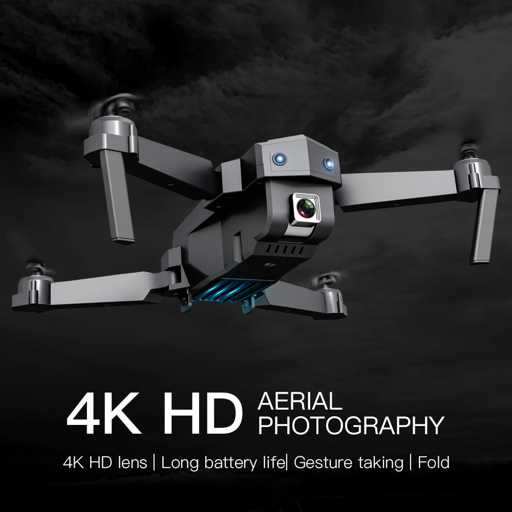 2 4G 4K Двойная камера WiFi FPV RC Дрон оптический поток дистанционное управление