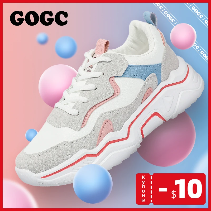 Women Shoes Spring-Sneakers Platform GOGC Snekaers G6802