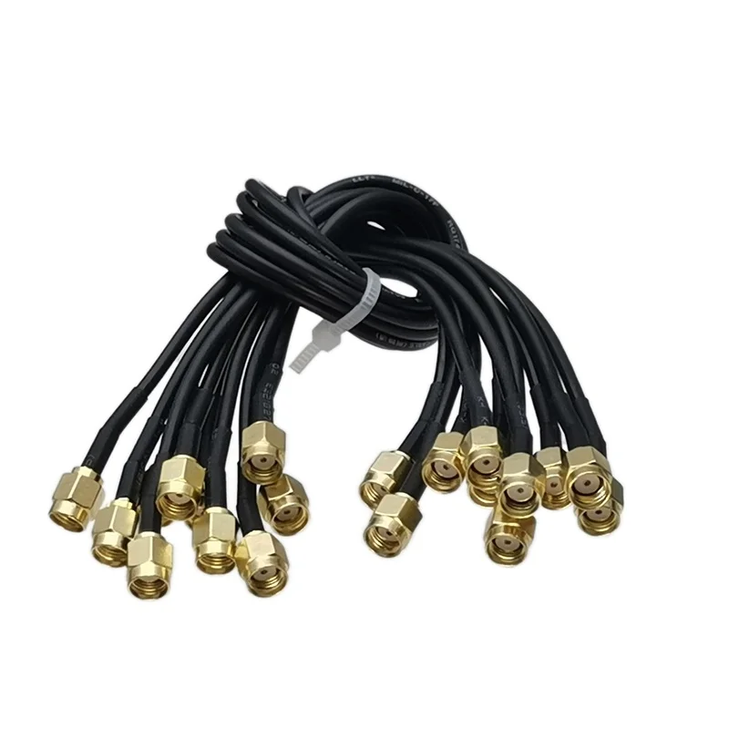 

RG174 RP-SMA Male Jack to RP-SMA Male Jack RF Coaxial Connector Pigtail Jumper Cable New 4inch~5M