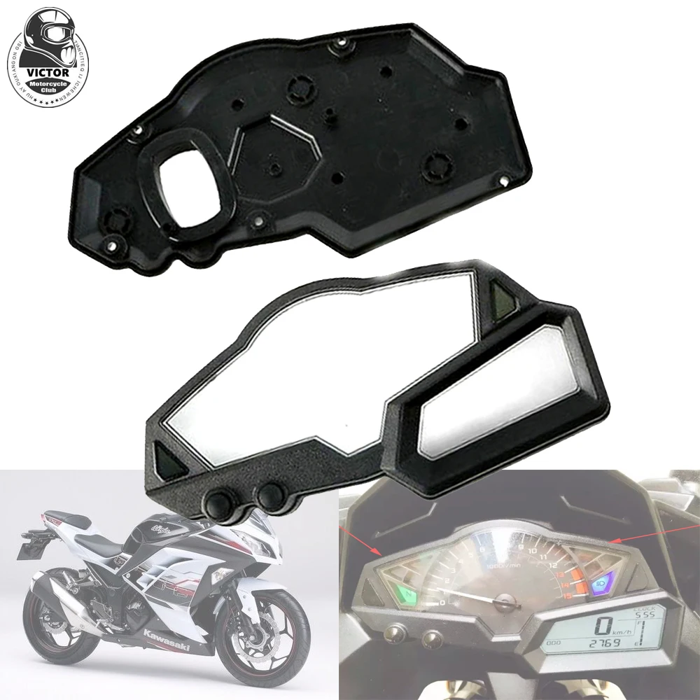 

Fit For Kawasaki Ninja250 Motorcycle Speedometer Odometer Speedometer Meter Case Instrument Cover 2013 2015