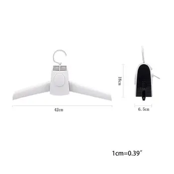 

Portable Clothes Dryer, Foldable Hanger Holder with Integrated Electric Dryer R7RC