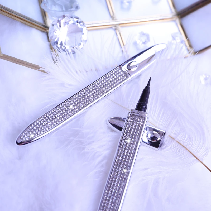Hojo glitter diamond eyeliner pencil for makeup beginner long lasting waterproof starry liquid black eyeliner pen BN207 Hojo glitter diamond eyeliner pencil for makeup beginner long lasting waterproof starry liquid black eyeliner pen BN207