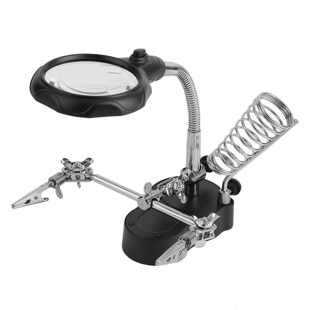 

High-powered led light Circuit Board Magnifier