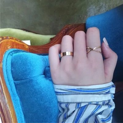 Silver Color Butterfly Rings For Women Men Lover Couple Ring Set Friendship Engagement Wedding Band Open Ring 2021 Trend Jewelry 26