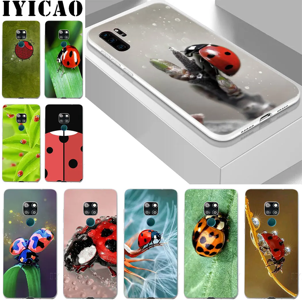 Божья Коровка Леди Жук Насекомое для huawei mate 20 10 30 Lite Pro Y9 2019 Y7 Y6 Prime 2018 2017 чехол