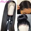 13x6 13x4 Lace Frontal Human Hair Wigs Pre Plucked Glueless Brazilian Straight 4X4 Lace Closure Wig with Baby Hair Remy KissLove ► Photo 2/6