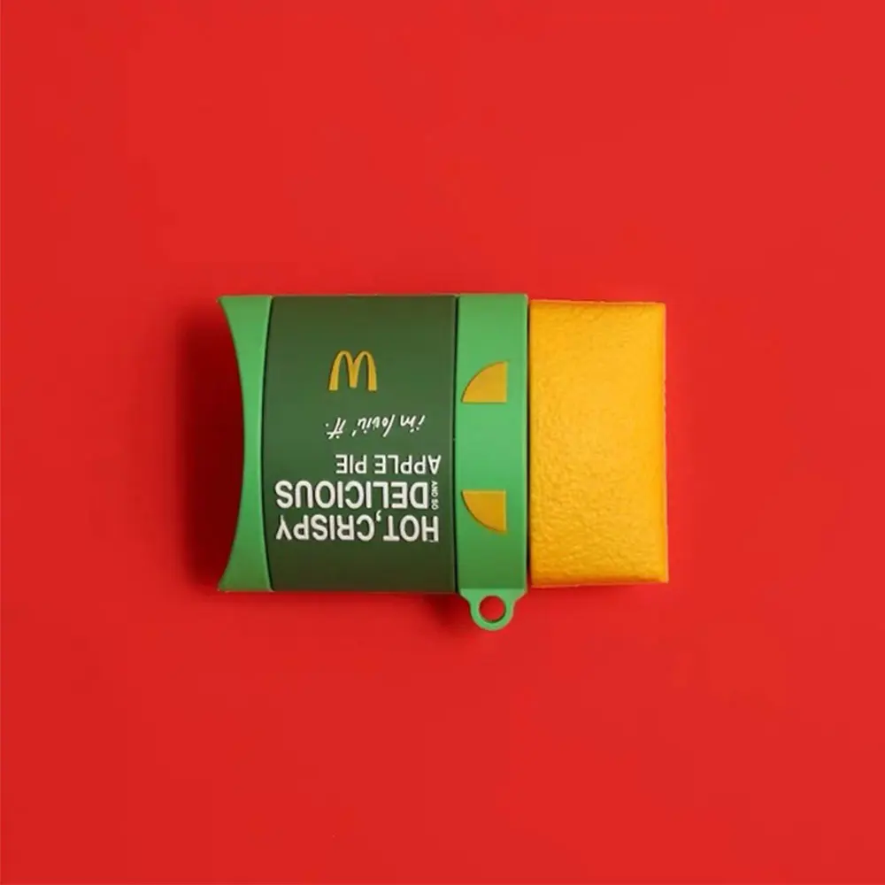 3D Милые чехлы для наушников mcdonald's Chicken McNuggets McKee Box для Apple Airpods 1/2 забавная Силиконовая Защитная крышка для наушников