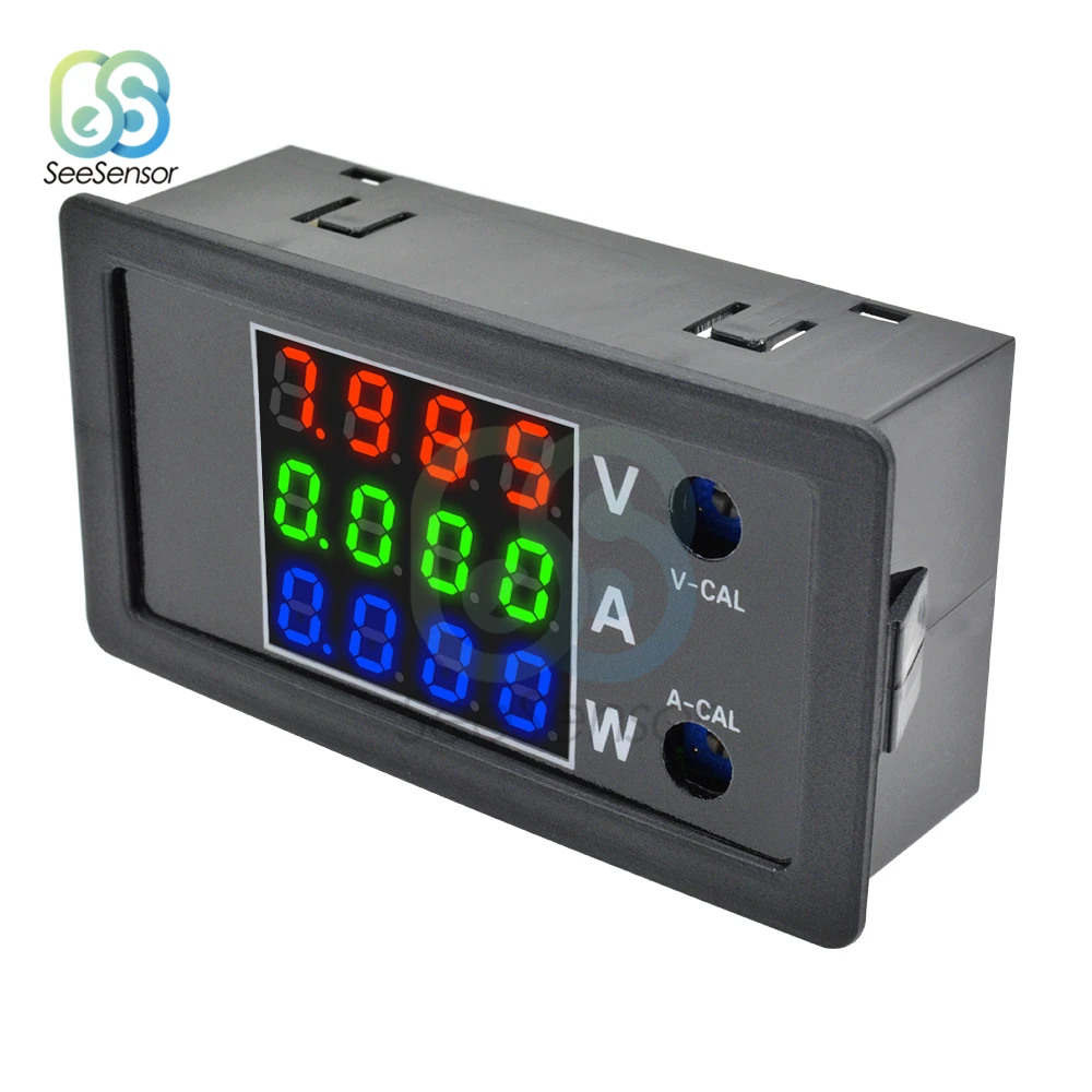 Digital DC 100V 10A 1000W LCD Display Voltmeter Volt Current Power Tester 