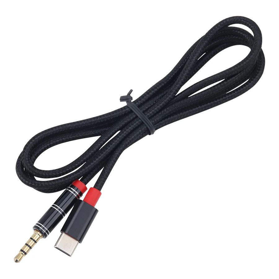 USB C to 3 5mm Aux Headphone Type C 3 5 Jack Adapter For Huawei Oneplus Xiaomi Samsung Audio Cable 300pcs