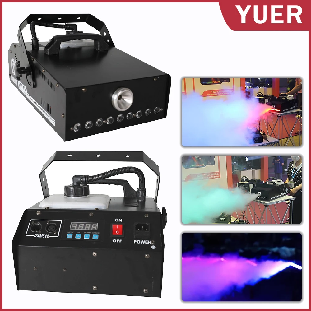 Светодиодная противотуманная машина 3 в 1 2000 Вт 3000 9x3 RGB удаленное управление