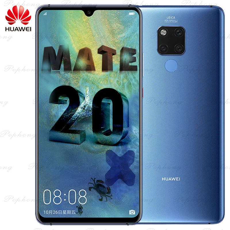 7,2 дюймовый полноэкранный huawei mate 20 X mate 20X мобильный телефон Andorid 9,0 Kirin 980 Восьмиядерный 40.0MP NFC IP53 быстрое зарядное устройство