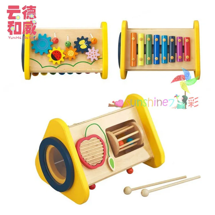 

The Japan Multi-functional 3-in-One Combination CHILDREN'S Percussion Instrument Combination Octave Knock Piano Hand-Eye Coordin