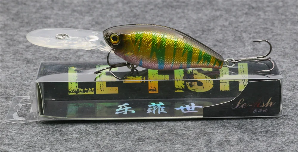 Le Fish Long Lips Crank Fishing Lure 80mm 26g Fishing Wobblers Tackle Japan Artificial Hard Bait Bass Crankbait Pesca with VMC