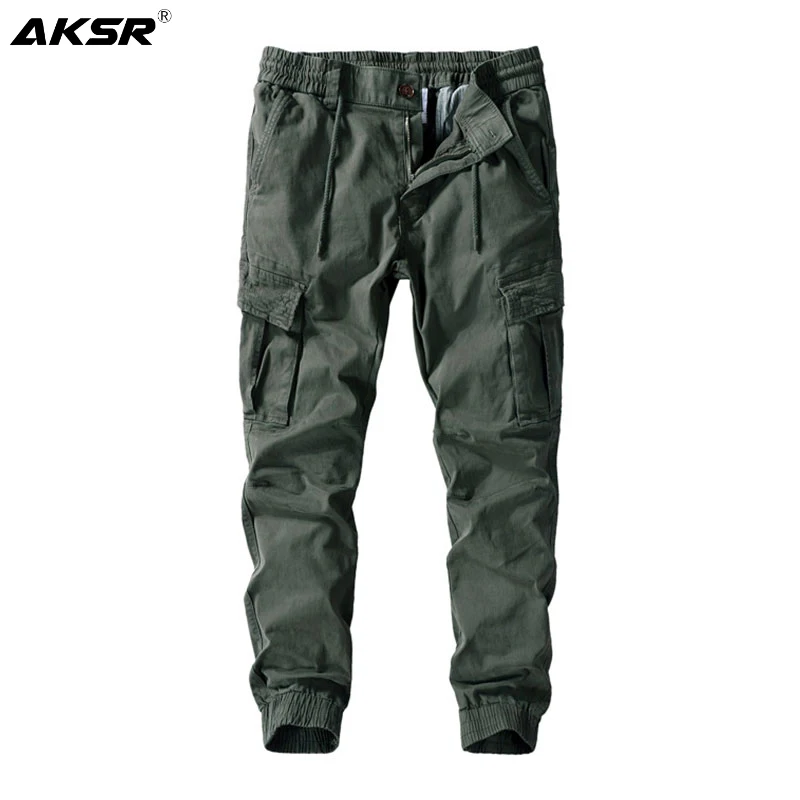 Мужские повседневные брюки карго, хлопковые военные брюки для бега, мужские уличные спортивные штаны, штаны шаровары с кулиской, штаны шаровары размера плюс| |   | АлиЭкспресс