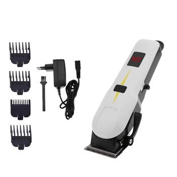 

1 Set Of Rechargeable Electric Clipper LCD Hair Cutter Kit Electric Shears Suit Hair Salon Tools Without Lube With EU Plug