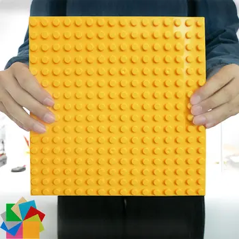 

New 16*16 Duploe Plastic Classic Base Plates Bricks City Dimensions Building Blocks Construction Duploed Animal 16*16 Dots Toys